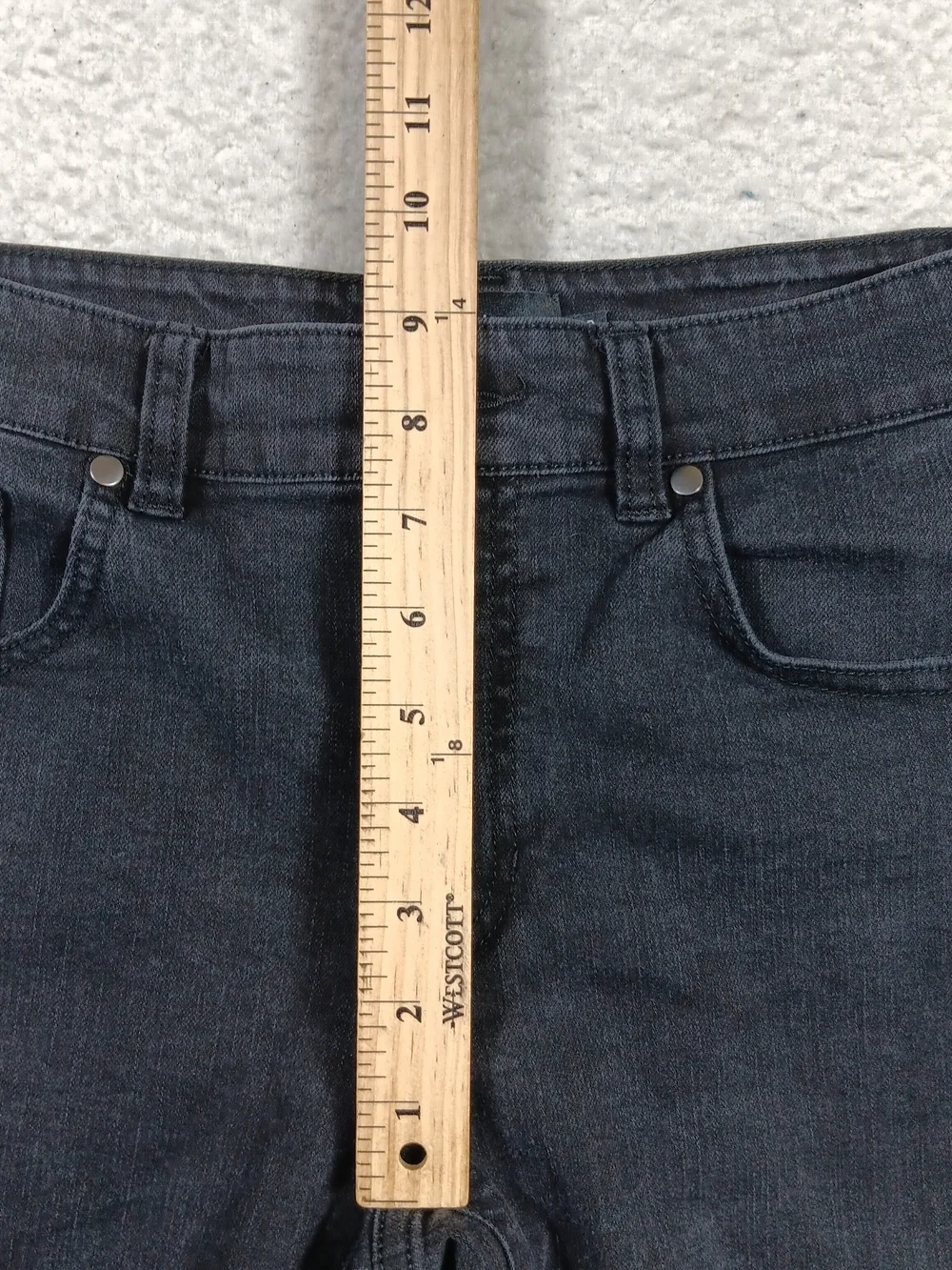 Under 510 Jeans Mens 30x25 Black Denim Slim Fit Stretch Dark Wash